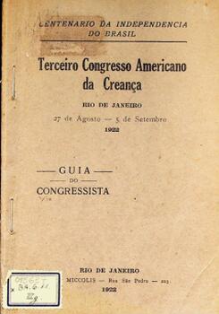 Terceiro Congresso Americano da creança. Guía do Congressista