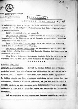 Informe Nacional de Nicaragua