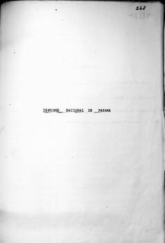 Informe Nacional de Panamá