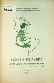 Agenda y Reglamento del XII Congreso Panamericano del Niño