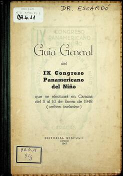Guía General del IX Congreso Panamericano del Niño