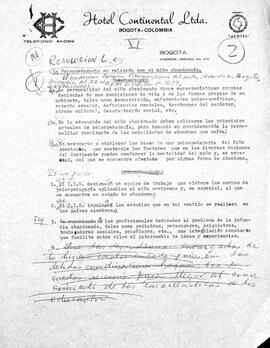 Documento 34 borrador - Proyecto de conclusiones. Borrador de las resoluciones y votos por sección